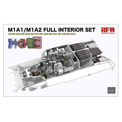 RM-5121 Rye Field Model 1/35 Набор полного интерьера для танка M1A1/M1A2 Abrams