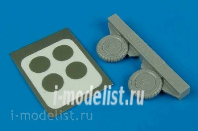 7233 Aires 1/72 Набор дополнений Bf 109G-6 wheels & paint masks