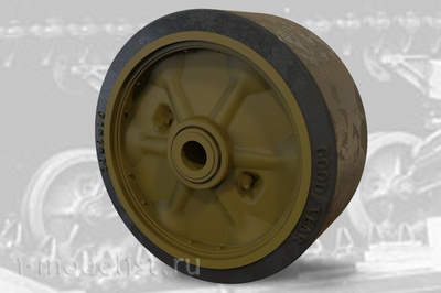 35025 Fury Models 1/35 set of add ons stamped rollers for the American M4 Sherman tank
