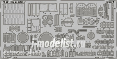 48904 Eduard 1/48 Фототравление MiGG-27 экстерьер