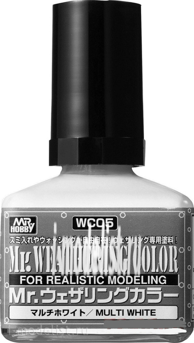 WC05 Gunze Sangyo Смывка MR.WEATHERING Color - Multi White