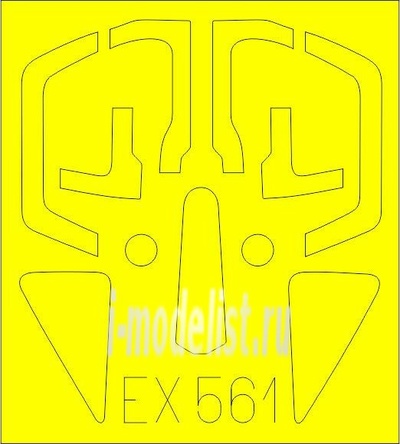 EX561 Eduard 1/48 Маска для С-17M4