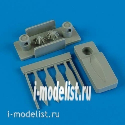 QB48 393 Quickboost 1/48 Пропеллер для  Fw 189 propeller w/tool