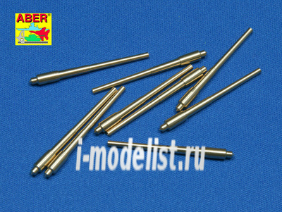 RE-350 L06 Aber 1/350 Set of 9pcs 406mm short barrels for Us ships: North Carolina, Washington