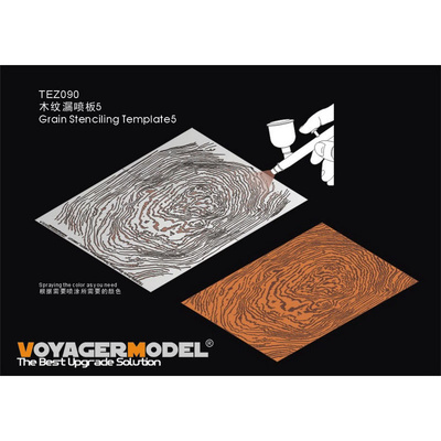 TEZ090 Voyager Model Окрасочная маска Зернистость Образец 5
