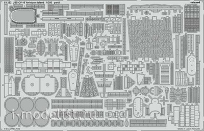 53252 Eduard 1/350 Фототравление для USS CV-10 Yorktown island