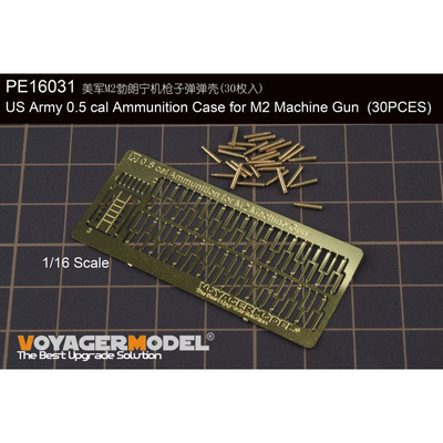 PE16031 Voyager Model 1/16 Боеприпасы армии США 0,5 калибра для M2 (30 шт.)