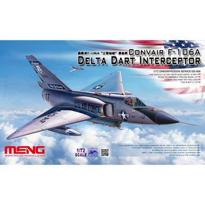 DS-006 Meng 1/72 Самолет Convair F-106A Delta Dart Interceptor