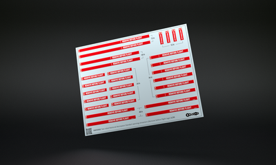 EM35002 Emboss 1/35 Гибкие двухсторонние предупреждающие ленты (Remove before flight warning streamers)