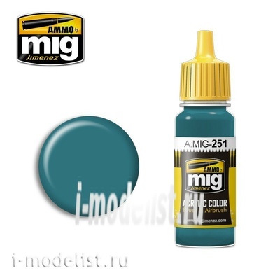 AMIG0251 Ammo Mig RUSSIAN BLUE AMT-7 (синий)