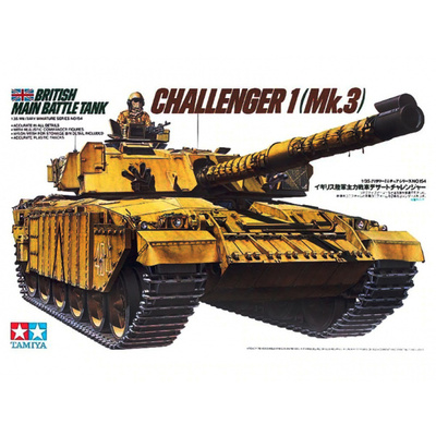 35154 Tamiya 1/35 Английский танк Challenger 1 (Mk.3) с 2 фигурами
