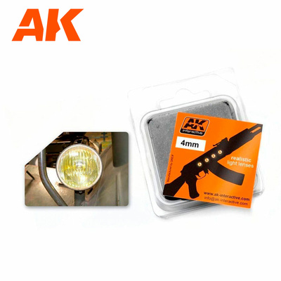 AK217 AK Interactive Lens transparent yellow AMBER 4mm