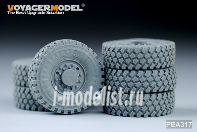 PEA317 Voyager Model 1/35 Фототравление для Modern US Army MTVR Road Wheels (6PCES) (For Трубач)