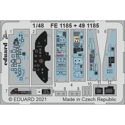 491185 Eduard 1/48 Фототравление для С-33