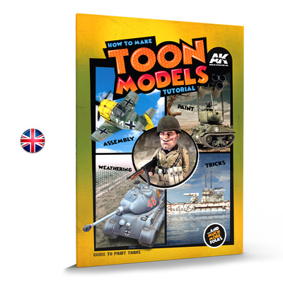 AK911 AK Interactive Книга Как создавать мультяшные модели / HOW TO MAKE TOON MODELS TUTORIAL