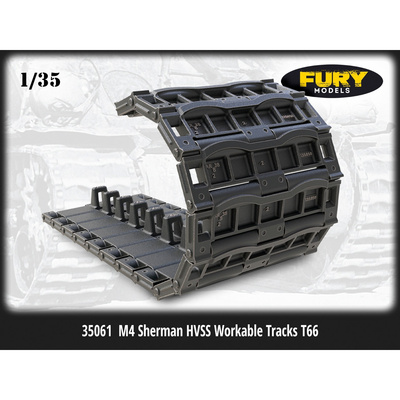 35061 Fury Models 1/35 Набор рабочих траков M4A2 (76)W HVSS для танка типа 66