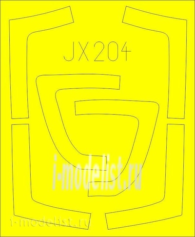 JX204 Eduard 1/32 Набор окрасочных масок для MiGG 29A