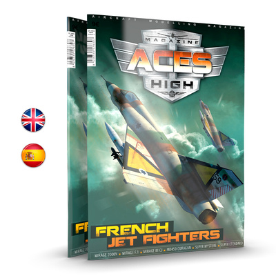 AK2931 AK Interactive Книга Aces High 15: Французские реактивные истребители / French Jet Fighters (Английский язык)