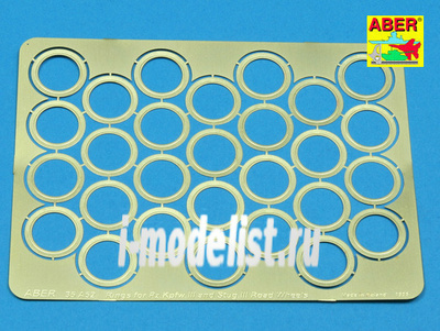 35 A052 Aber 1/35 Rings between road wheels for Pz.Kpfw.III and Stug.III