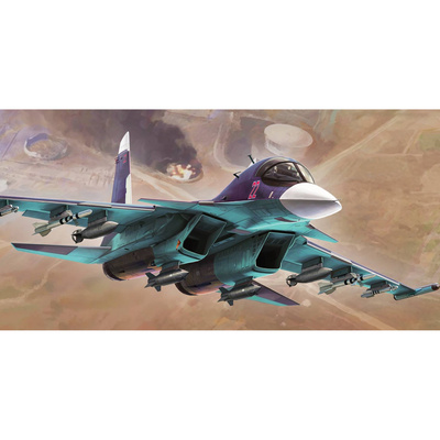KH80141x Zimi Model 1/48 Российский многофункциональный истребитель-бомбардировщик серии «34»	