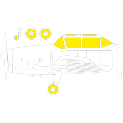 EX809 Eduard 1/48 Paint Mask for Chipmunk T.10