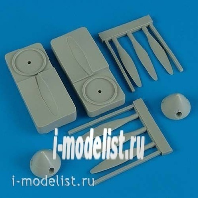 QB48 381 Quickboost 1/48 Пропеллер для  P-38 Lightning propeller w/tool
