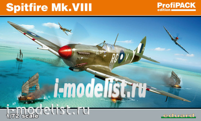 70128 Eduard 1/72 Spitfire Mk.VIII