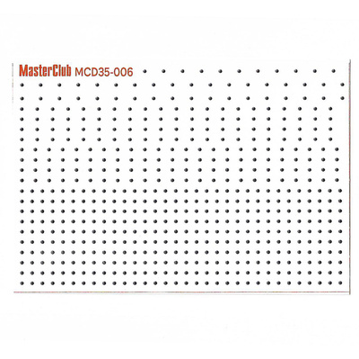 MCD35-006 MasterClub 1/35 3D Декаль Сферические заклепки диаметром 0.9 мм