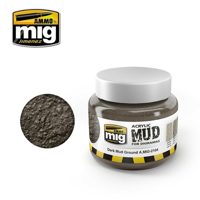 AMIG2104 Ammo Mig Акриловый продукт для создания тёмной грязи / Dark Mud Ground
