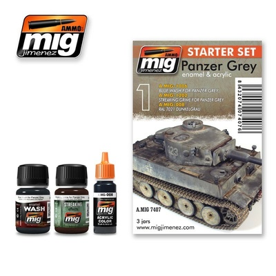 AMIG7407 Ammo Mig Panzer Grey Zvezdater Set
