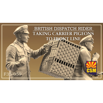 F35-059 Copper State Models 1/35 Британский курьер везет почтовых голубей на передовую