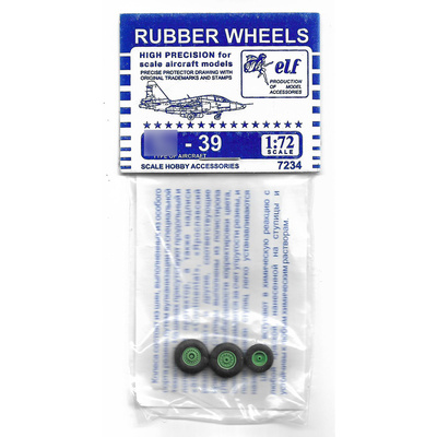 7234 Elf Productions 1/72 Колеса резиновые С-39