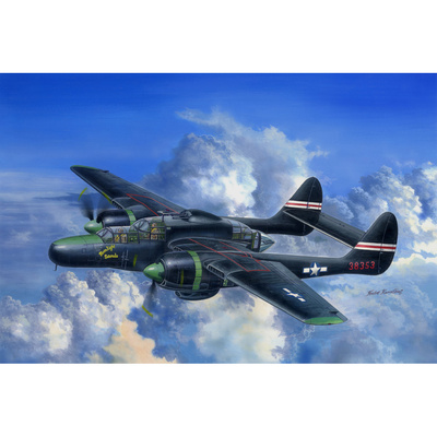 81732 HobbyBoss 1/48 Американский истребитель Northrop P-61C Black Widow