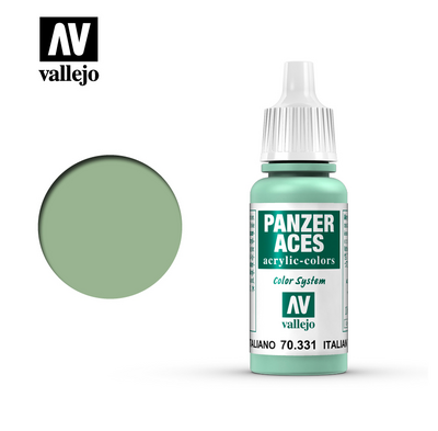 70331 Vallejo Краска акриловая `Panzer Aces` цвет Итальянский танковый экипаж (выделение оттенка), 17 мл