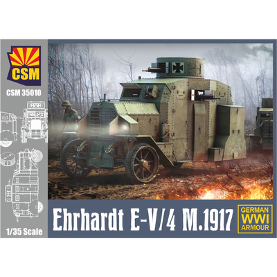 CSM35010 Copper State Models 1/35 Notмецкий бронеавтомобиль Ehrhardt M.1917