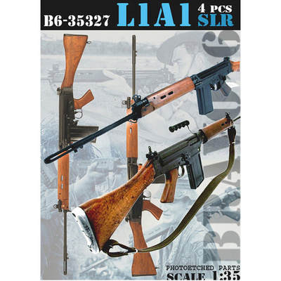 B6-35327 Bravo-6 1/35 L1A1 SLR, 4 шт.