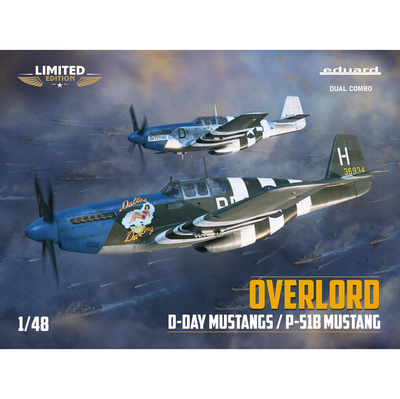 11181 Eduard 1/48 Двойной комбо-набор Overlord: D-Day Mustangs / P-51B Mustang