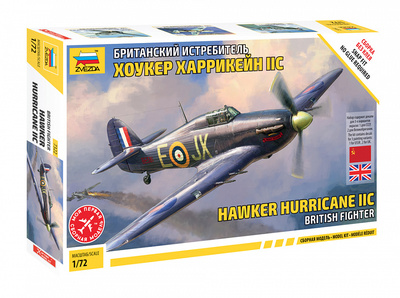7322 Звезда 1/72 Британский истребитель Хоукер Харрикейн IIC