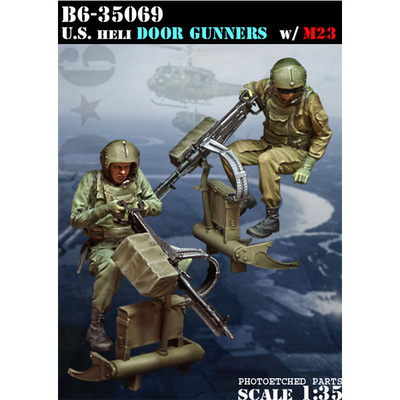 B6-35069 Bravo-6 1/35 U.S. Heli Door Gunners w/M23 / Американские вертолетные пулеметчики c M23