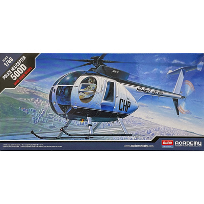12249 Academy 1/48 HUGHES 500D POLICE HELOCOPTER