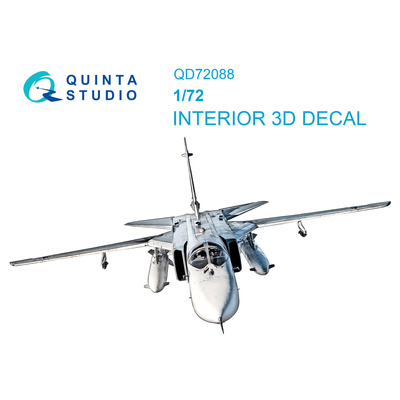 QD72088 Quinta Studio 1/72 3D Декаль интерьера кабины С-24М (Трубач)