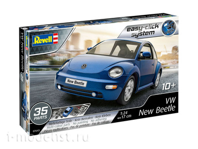 07643 Revell 1/24 Компактный автомобиль VW New Beetle