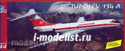 14401 PasModels 1/144 Самолет Тушка 134А (смола)