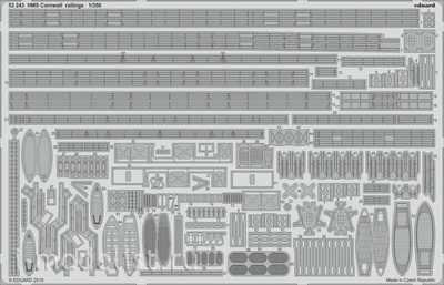 53243 Eduard 1/350 Фототравление для HMS Cornwall поручни