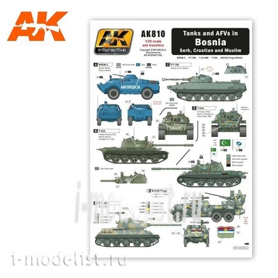 AK810 AK Interactive Tanks and AFVs in Bosnia