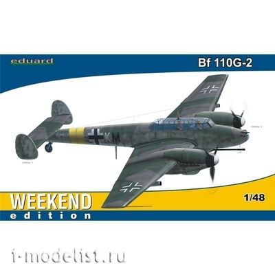 84140 Eduard 1/48 Самолет  Bf 110G-2