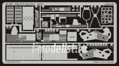 32081 Eduard 1/32 Фототравление для MiGG-21F interior 