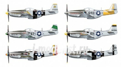2743 Italeri 1/48 P-51 D/K Pacific Aces