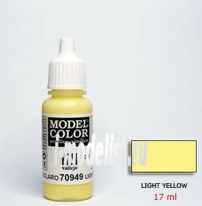 70949 Краска акриловая `Model Color Желто светлый/Light yellow