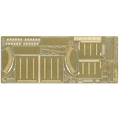 035509 Микродизайн 1/35 Набор фототравления грязевых щитков и брызговиков на танк Т-55АД 